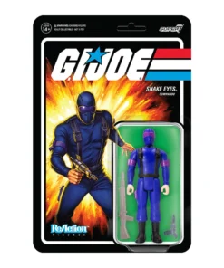 Super7 G.I. Joe ReAction Figures Wave 1 - Snake Eyes (RAH) Movies & TV